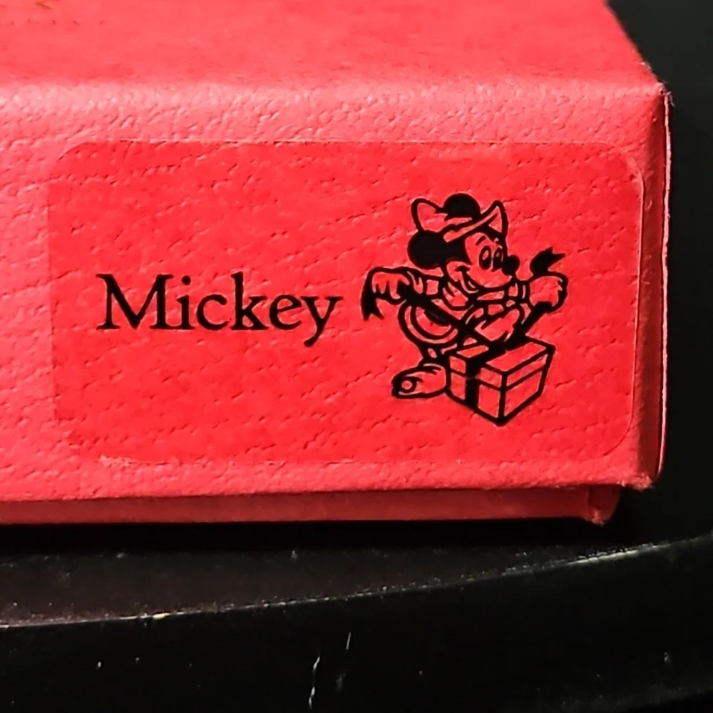 Disney Merry 24% Full lead Crystal Holiday Ornament Xmas Mickey Mouse Exclusive‎